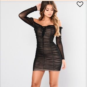 Fashion Nova Maura Mesh party dress